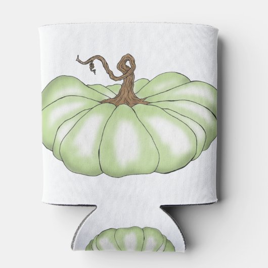 Kürbisflach grün dosenkühler (Rückseite)