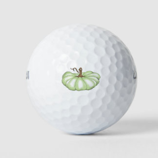 Kürbisflach grün golfball