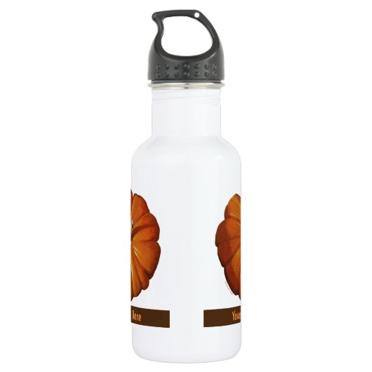 Kürbisflasche Edelstahlflasche (Rückseite)