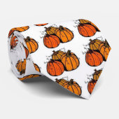 Kürbisflecken Krawatte (Gerollt)
