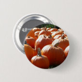 Kürbisfoto für Herbst, Halloween oder Erntedankfes Button (Vorne & Hinten)