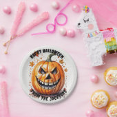 Kürbisfröhliches Halloween-Party Pappteller (Party)