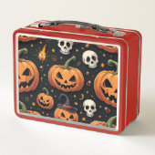 Kürbisfüßler Metall Brotdose (Rückseite)