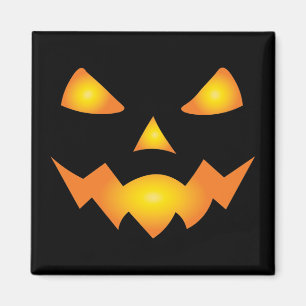 Kürbisgefecht Kürbislaterne Halloween Spooky Magnet