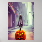 Kürbisgefecht oder Behandlung | AI Art Poster (Vorne)