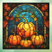 Kürbisgefestigte Glasfenster Fensteraufkleber (Blatt 3)