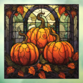 Kürbisgefestigte Glasfenster Fensteraufkleber (Blatt 3)