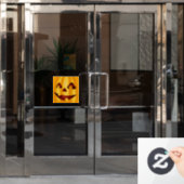 Kürbisgemälde, die Halloween-Design lächeln Fensteraufkleber (Büro Tür)