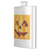 Kürbisgemälde, die Halloween-Design lächeln Flachmann (Links)