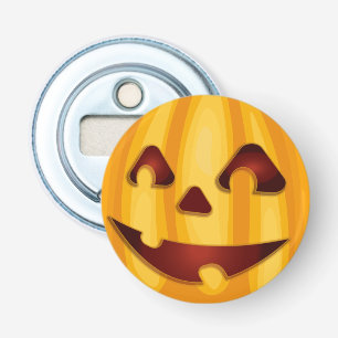 Kürbisgemälde, die Halloween-Design lächeln Flaschenöffner