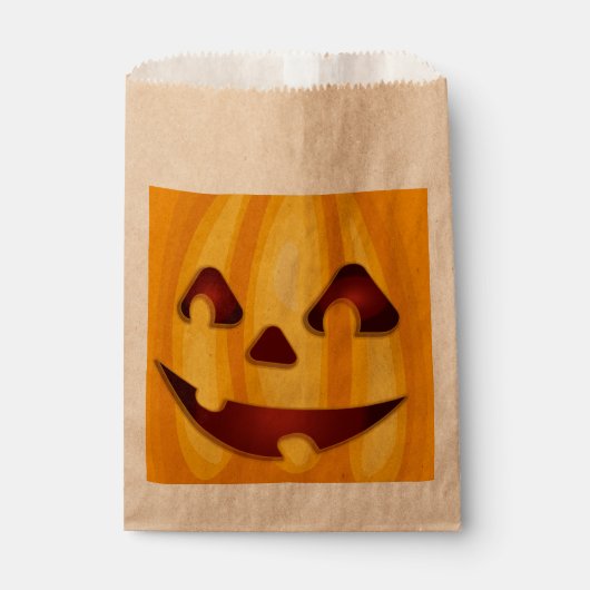 Kürbisgemälde, die Halloween-Design lächeln Geschenktütchen (Vorderseite)