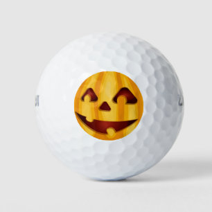 Kürbisgemälde, die Halloween-Design lächeln Golfball