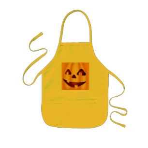 Kürbisgemälde, die Halloween-Design lächeln Kinderschürze