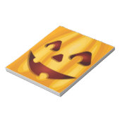 Kürbisgemälde, die Halloween-Design lächeln Notizblock (Rotiert)