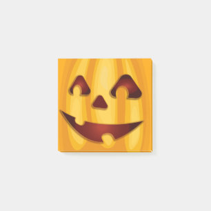 Kürbisgemälde, die Halloween-Design lächeln Post-it Klebezettel