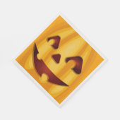 Kürbisgemälde, die Halloween-Design lächeln Serviette (Ecke)
