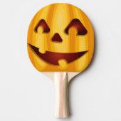 Kürbisgemälde, die Halloween-Design lächeln Tischtennis Schläger (Vorderseite)