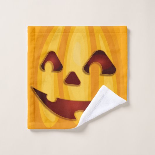 Kürbisgemälde, die Halloween-Design lächeln Waschlappen (Waschlappen)