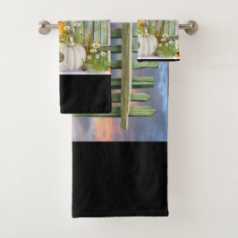 Kürbisgeplapper Badhandtuch Set