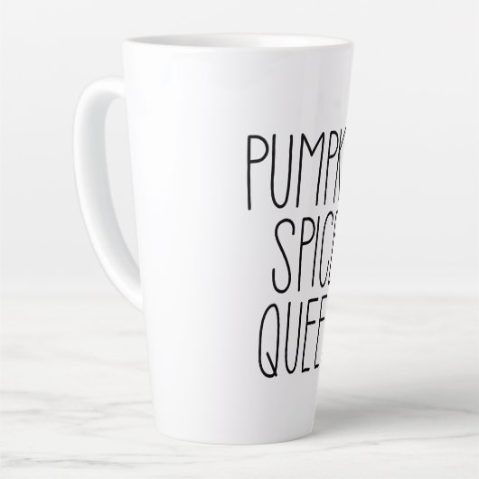 Kürbisgeruch-Design Milchtasse (Linke Ecke)