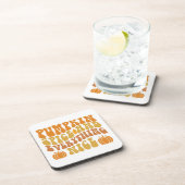 Kürbisgeruch und alles Gute Getränkeuntersetzer (Rechte Seite)