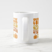 Kürbisgeruch und alles Gute Jumbo-Tasse (Rückseite)