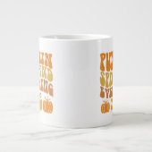 Kürbisgeruch und alles Gute Jumbo-Tasse (Vorderseite)