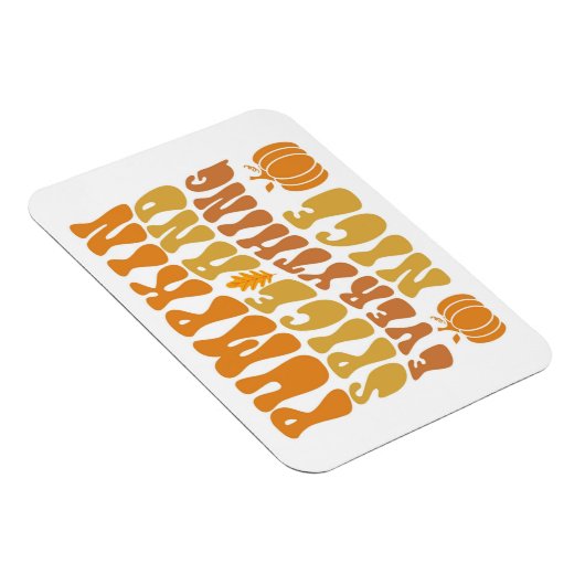 Kürbisgeruch und alles Gute Magnet (Rechte Seite)