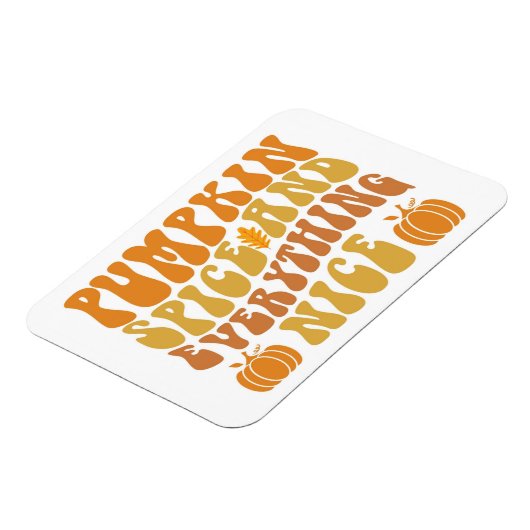 Kürbisgeruch und alles Gute Magnet (Linke Seite)