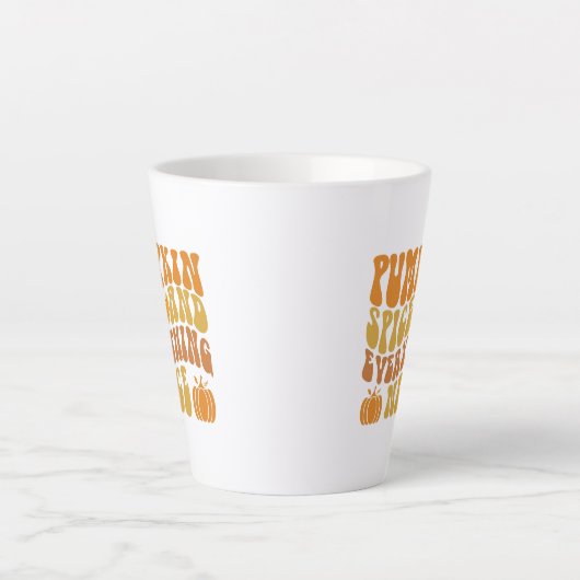 Kürbisgeruch und alles Gute Milchtasse (Vorderseite)