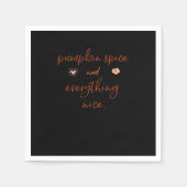 Kürbisgeruch und alles Gute Serviette (Vorderseite)