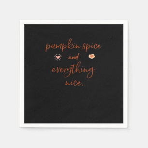 Kürbisgeruch und alles Gute Serviette