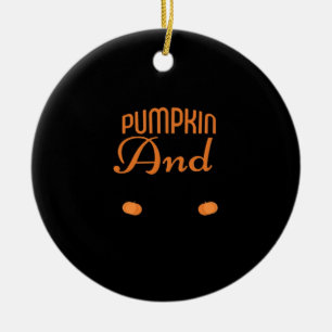 Kürbisgeruch und alles Gute zum Slogan Keramik Ornament
