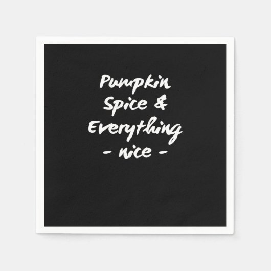 Kürbisgeruch und alles ist sehr schön serviette (Vorderseite)