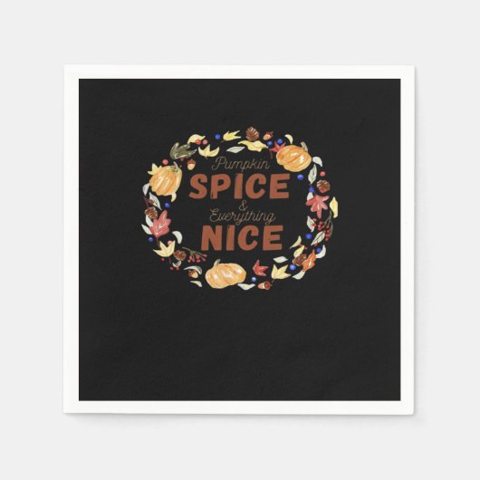 Kürbisgeruch und alles Nötige Serviette (Vorderseite)