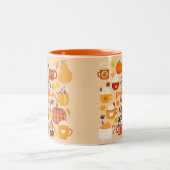 Kürbisgeruch Zweifarbige Tasse (Mittel)