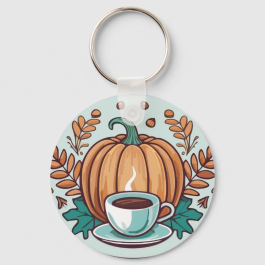 Kürbisgerupf Schlüsselanhänger (Vorderseite)