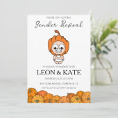 Kürbisgeschlecht: Einladungen (Stehend Vorderseite)