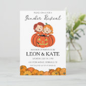 Kürbisgeschlecht: Einladungen (Stehend Vorderseite)