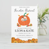 Kürbisgeschlecht: Einladungen (Stehend Vorderseite)