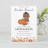 Kürbisgeschlecht: Einladungen (Stehend Vorderseite)