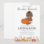 Kürbisgeschlecht: Einladungen (Vorne/Hinten)