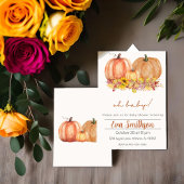 Kürbisgeschlecht - neutrale Aufdeckung Einladung