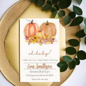 Kürbisgeschlecht - neutrale Aufdeckung Einladung