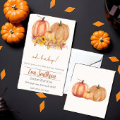 Kürbisgeschlecht - neutrale Aufdeckung Einladung