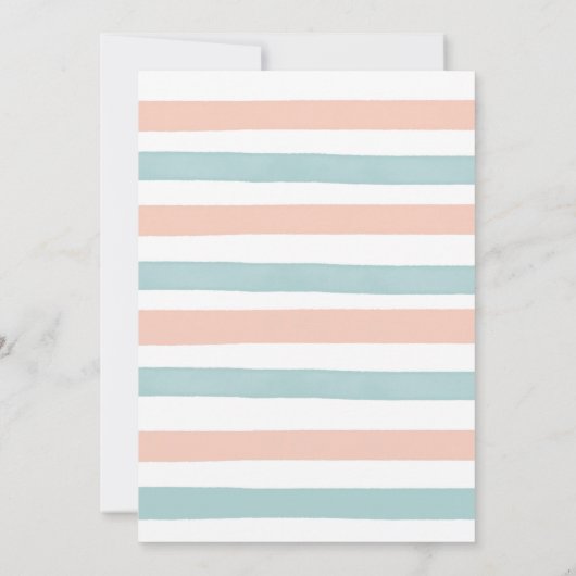 Kürbisgeschlecht offenbart rustikale Blumeneinladu Einladung (Rückseite)