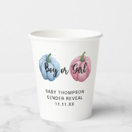 Kürbisgeschlecht Pappbecher