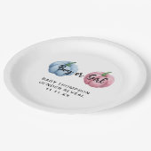 Kürbisgeschlecht Pappteller (Schrägansicht)