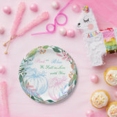 Kürbisgeschlecht-Party Pappteller (Party)