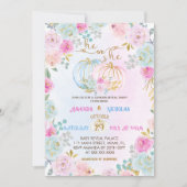 Kürbisgeschlechtsdarstellung Einladung (Vorderseite)